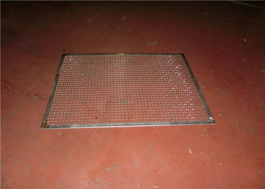 Harga yang bagus Baki Kabel Kawat Baja Karbon Tahan Minyak Tray 10 - 15mm Lubang Tahan Lama on line