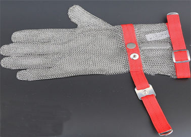 Harga yang bagus Sarung Tangan Stainless Steel Mesh Keselamatan Yang Panjang Untuk Pengerjaan Butcher, Ukuran XXS-XL on line