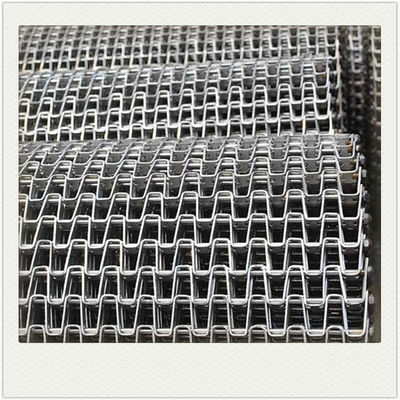 Horseshoe Stainless Steel Wire Mesh Conveyor Belt Untuk Konveyor Botol