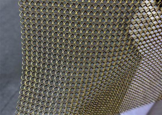 Customized stainless steel dilas Ringmesh Chainmail Untuk Setelan Keamanan