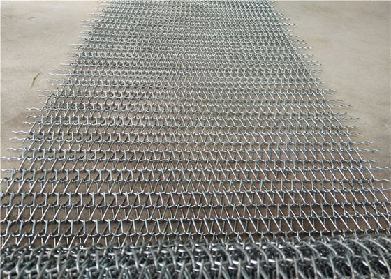 Tahan Panas Stainless Steel Wire Mesh Conveyor Belt Dengan Rantai