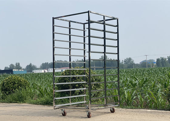 Heavy Duty 304 stainless steel rack trolley dengan kapasitas beban 300kg