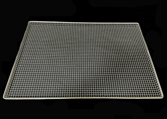 Food Grade 18x26 Inch Stainless Steel 316 Metal Las Perforated Pengeringan Tray Untuk Herb