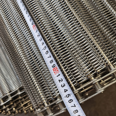 Harga yang bagus Profesional 304 stainless steel spiral Wire Mesh Chain Driven Conveyor Belt Untuk Industri Pengeringan Freezer Makanan on line