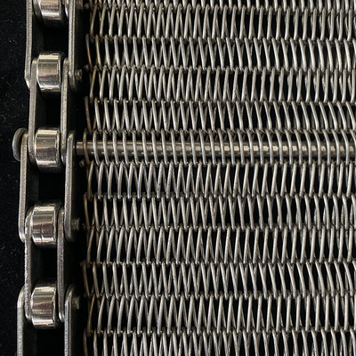 Harga yang bagus Kapasitas Bantalan Tinggi 50-2000kg/m2 Wire Mesh Conveyor Belt Balanced Weave Structure Untuk Beban Berat on line