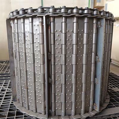 Harga yang bagus Customized Steel Scraps Conveyor Chain Hinged Chip Conveyor Belt on line