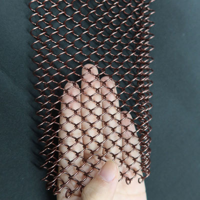 Profesional Ringan Berat Aluminium Metal Dekorasi Wire Chain Mesh Tirai Untuk Dekorasi Langit-langit Hotel