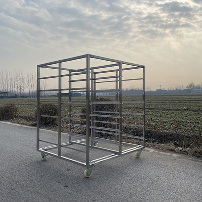 Trolley Tray baja tahan lama yang nyaman dengan 10 Tiers Tinggi mm 765 965 1300 1350 1475 1725 1750