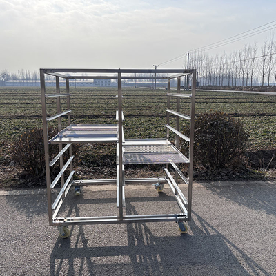 Heavy Duty stainless steel rack trolley untuk industri dengan rem dan tanpa rem umum 765 965 1300 1350 1475 1725 1750