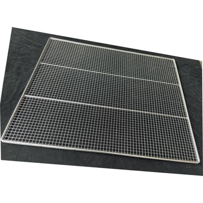 Kustomisasi pemanggang yang dapat digunakan kembali bbq jala pengeringan baki panggangan 304 kawat stainless steel kawat rak pendingin baking