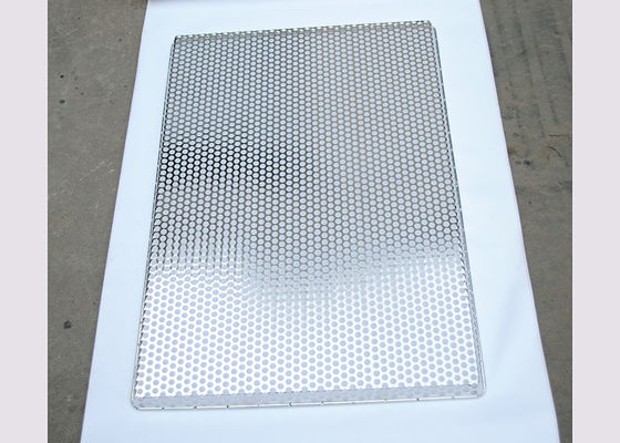 Baja tahan karat berlubang Pengeringan kawat mesh Tray