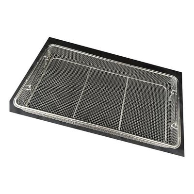Harga yang bagus Tray stainless steel untuk instrumen bedah Sterilizer Basket sterilisasi panas stainless steel Mesh Basket on line