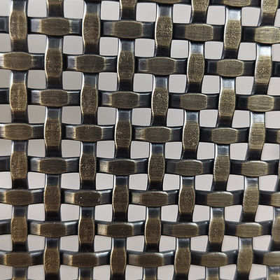 304 316 Arsitektur Woven Mesh dari Baja Ringan untuk Dekorasi Fasad Bangunan Langit-langit