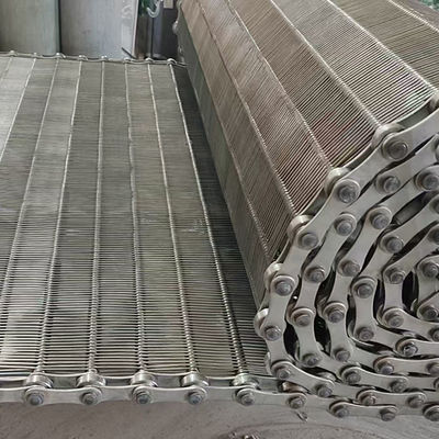 Harga yang bagus Food Grade Stainless Steel Wire Mesh Chain Balance Weave Conveyor Belt For Tunnel Oven on line