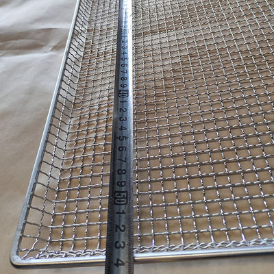 Harga yang bagus Professional 800 x 600 mm 304 Stainless Steel Wire Mesh Oven Baking Donut Tray on line