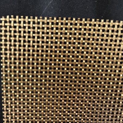 Antique Brass Bronze Dekoratif Wire Mesh Woven Mesh Stainless Steel 304 di Kabinet Pintu Layar