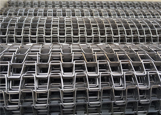 Steady Running Wire Mesh Conveyor Belt Ringan Untuk Garis Pengeringan