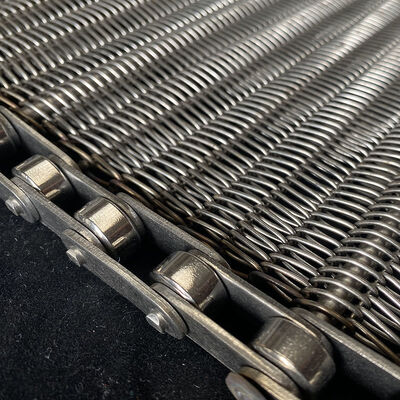 Harga yang bagus Peralatan Pemrosesan Makanan Suhu Panas Oven Pembuat Tortilla Tungku Pendingin Sabuk Konveyor Kawat Spiral Stainless Baja Karbon on line