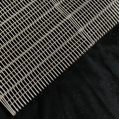Bahan makanan Baja tahan karat 304 Metal Conveyor Chain Wire Mesh eye link conveyor belt untuk biskuit Oven Bakery annealing Furnace Tunnel Cooling