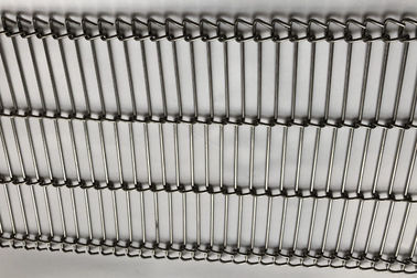 Harga yang bagus Belt Conveyor Wire Mesh Lebar 0.5m-2m Untuk Industri Pizza / Coklat / Makanan on line