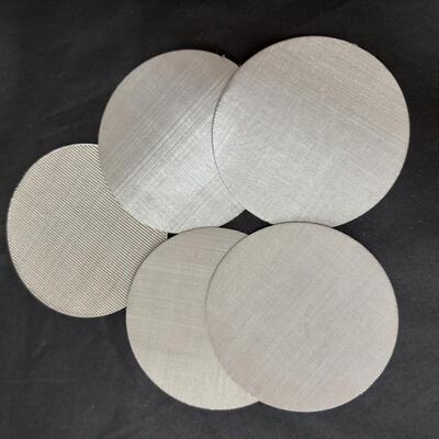 Cakram Filter Layar Ekstruder Otomatis Plastik Layar Kawat Tenun Belanda Terbalik Baja Tahan Karat