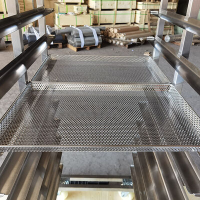 Komersial Dapur 304 stainless steel pengeringan toko roti tampilan roti baking Tray rak Trolley