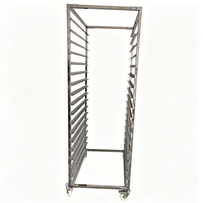 Commercial Ketchen Rak Sheet Bun Stainless Steel Mesh Pan Pengeringan Baking Pendinginan Tray bakery rak trolley untuk Oven