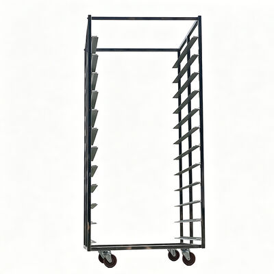 Harga yang bagus Aluminium Oven Tray 600 X 400 Komersial roti Trolley Keranjang Rak baking stainless steel dengan 20 pan bantuan beban bun on line