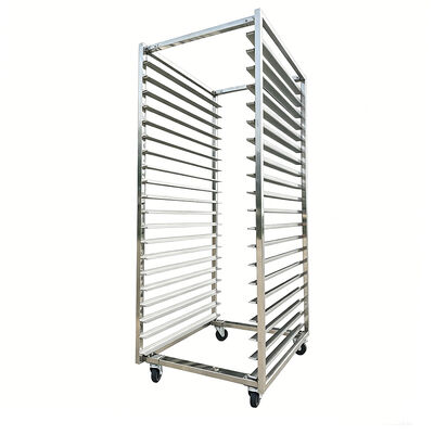 Commercial Ketchen Rak Sheet Bun Stainless Steel Mesh Pan Pengeringan Baking Pendingin Tray trolley aluminium toko roti rak untuk Oven