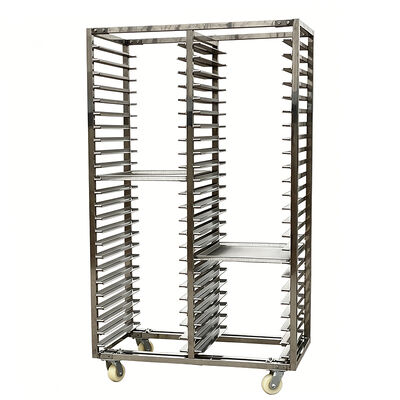 Industri Roti Profesional Roti Bergulir Pendingin Rotary Oven Stainless Steel Multi Layer Pan Bun Rak Baki Troli Keranjang