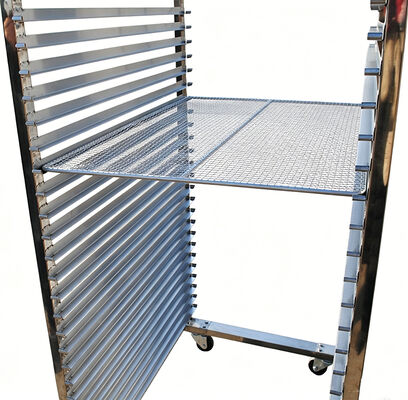 Harga yang bagus Sangat diatur ekonomis Heavy Duty Metal Stainless Steel 20 Pan Tray Oven Baking Cooling rak toko roti komersial on line