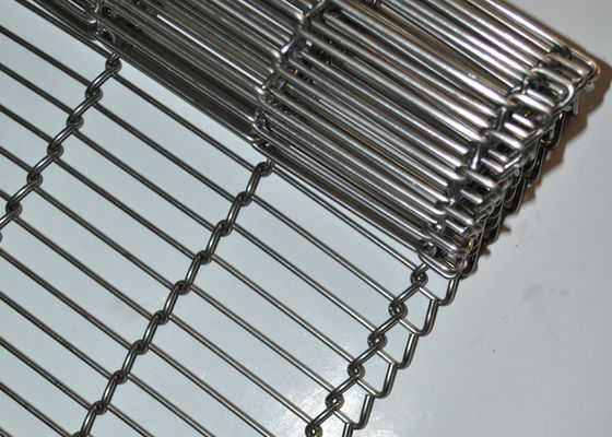 Sabuk Mesh Rantai Baja Stainless Tahan Suhu Tinggi untuk Pengeringan Makanan