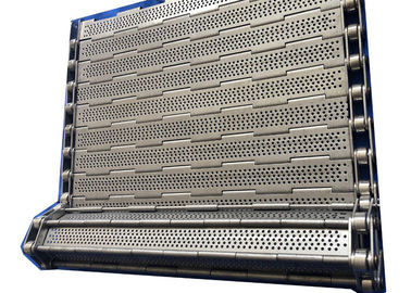 Harga yang bagus Disesuaikan SS 304 Chain Plate Wire Mesh Conveyor Belt Untuk Mesin on line