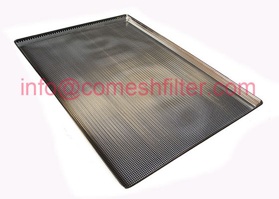 SS Layar Baki Berlubang Rectanglar, Baki Stainless Steel Mesh