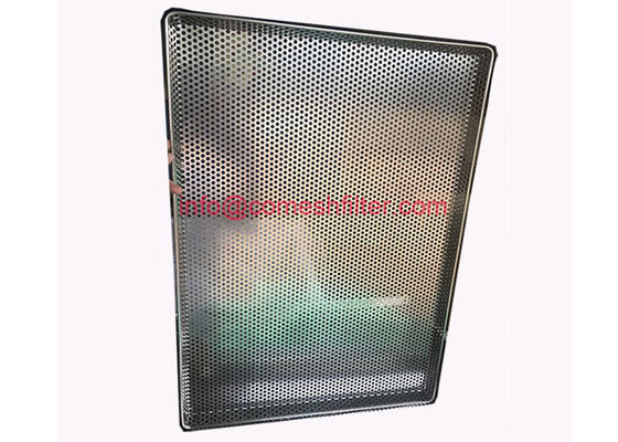 Baki Logam Stainless Steel Berlubang Untuk Pengeringan Ikan Dengan Lubang
