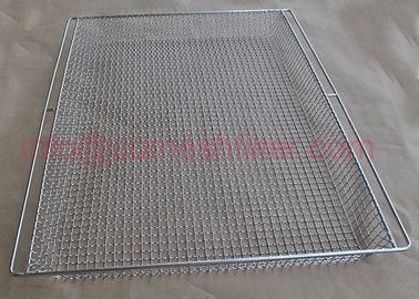 Harga yang bagus Nampan Kawat Mesh Food Grade Logam Untuk Pengeringan Ss Kontainer Berlubang on line