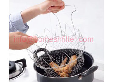 Harga yang bagus Nikmati Memasak Mesh Basket Strainer Net Alat Memasak Dapur Untuk FDA on line