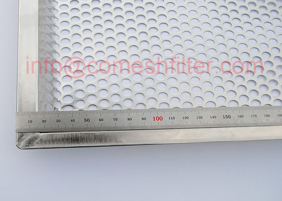 Fda Stainless Steel Oven Wire Mesh Tray Untuk Pengeringan Buah Ukuran Kustom