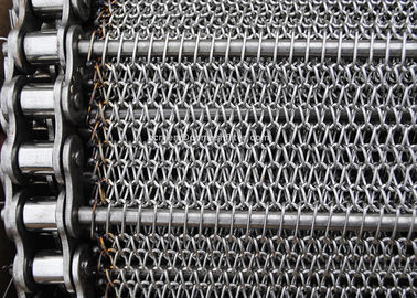 Harga yang bagus Sabuk Konveyor Mesh Kawat Menimbang Stainless Seimbang Dengan Rantai, 10 - 30 m / Roll on line