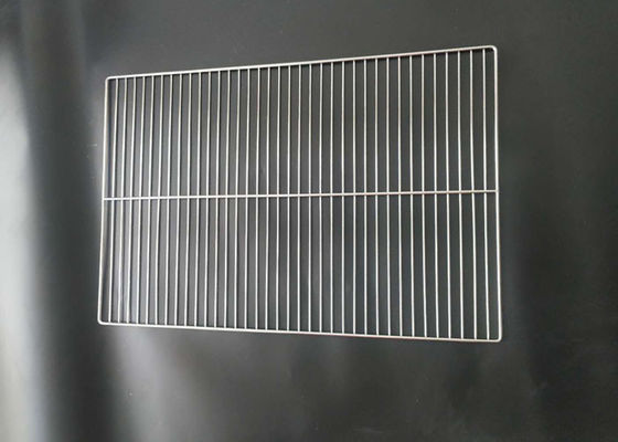 Polishing Rectangle Wire Mesh Tray Oven Jaringan Kawat Baking Rak Pendingin