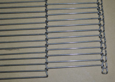 Harga yang bagus Food Grade Flex Link Ss Wire Mesh Conveyor Belt Untuk Pendinginan Dan Pembekuan Makanan on line
