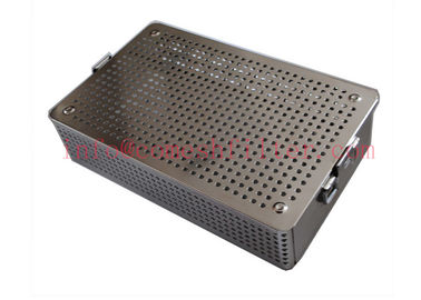 Keranjang Stainless Steel Perforated Metal Untuk Pengeringan Sterilisasi Seafood