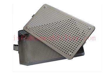 Harga yang bagus Metal Mesh Sterilisasi Keranjang Stainless Steel Untuk Instrumen Medis on line