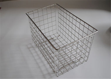 Harga yang bagus 304 Mesh Strainer Medical Metal Wire Basket / Tray Ramah Lingkungan on line