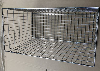 Harga yang bagus FDA Kawat Besi Dekoratif Organizer Mesh / Keranjang Penyimpanan Logam on line