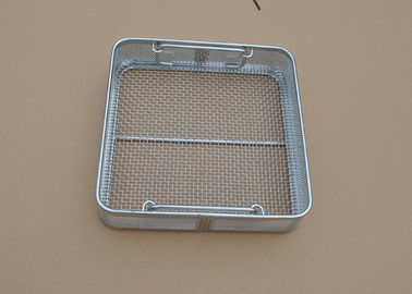 Harga yang bagus Disinfeksi Laboratorium Medis Keranjang Stainless Steel / Kotak Mesh on line