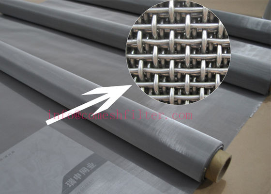 300 200 100 80 70 25 Mikron Stainless Steel Woven Mesh 304 316L Food Grade Sangat Halus