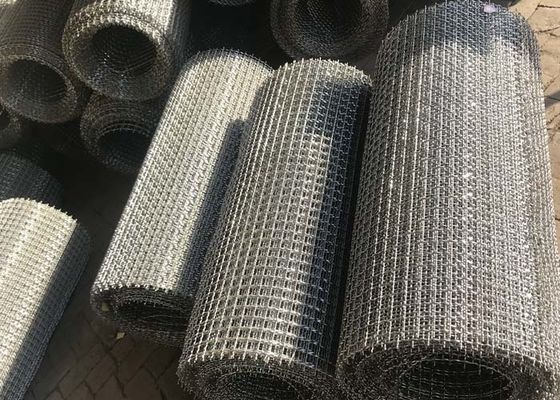304 316 Stainless Steel Wire Mesh, Wire Mesh berkerut ganda untuk dekorasi