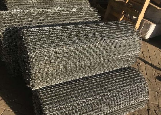 Food Grade Berkerut Anyaman Kawat Mesh 304 Stainless Steel BBQ Grill Net