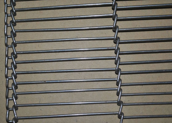 Industri Makanan Flat Flex Anyaman Kawat Konveyor Mesh